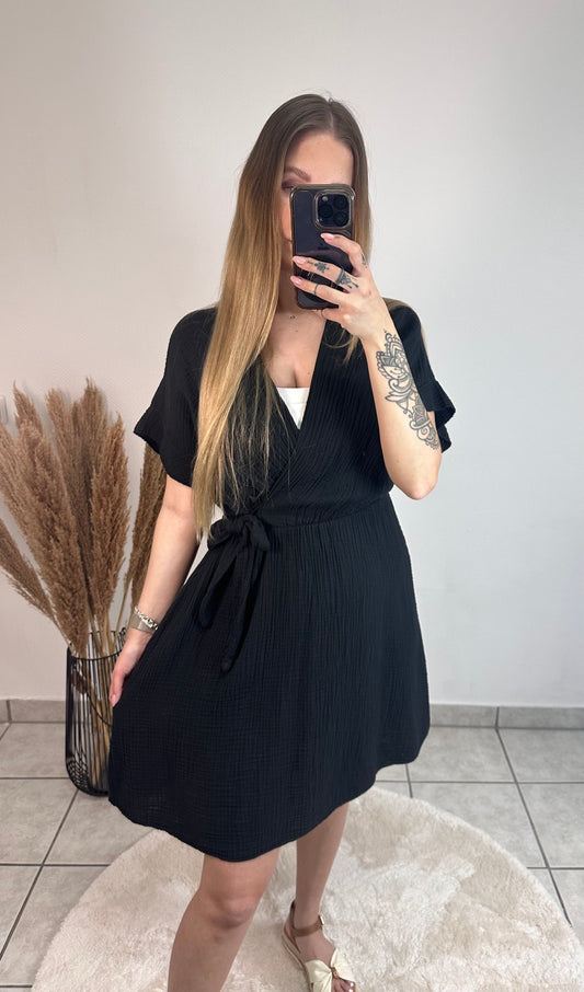 Musselin Wickelkleid